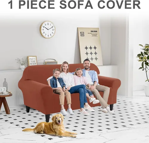 Miniatura 241 de Funda para Sofá de Terciopelo, Fundas Elásticas para Sofá para Funda Principal Separada/Respaldos y Cojines de Asiento, Funda para Sofá, para Fundas