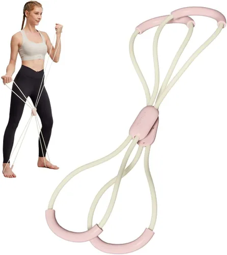 YOTTOY Banda de resistencia cruzada para entrenamiento de cuerpo completo, bandas elásticas de ejercicio para piernas, brazos, glúteos, bandas