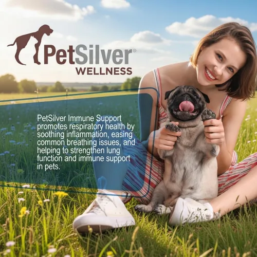 Miniatura 5 de PetSilver Apoyo inmunológico, solución nebulizadora natural, promueve la salud respiratoria en gatos y perros, alergias, tratamiento de senos