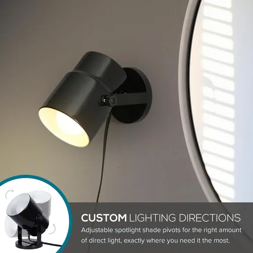 Miniatura 5 de Catalina Lighting Lámpara decorativa multiusos para escritorio, pared o oficina, sala de estar, dormitorio o dormitorio, compatible con hogar