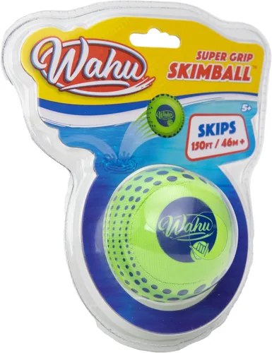 Miniatura 5 de Wahu Super Grip - Juguete de piscina 100% impermeable, pelota de salto de agua para piscina y playa, salta más de 150 pies en el agua, verde