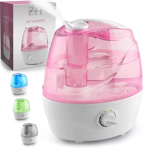 Miniatura 10 de Zulay Home Humidificadores de niebla fría para dormitorio (tanque de agua de 2.2L) - Humidificadores ultrasónicos silenciosos para habitación grande