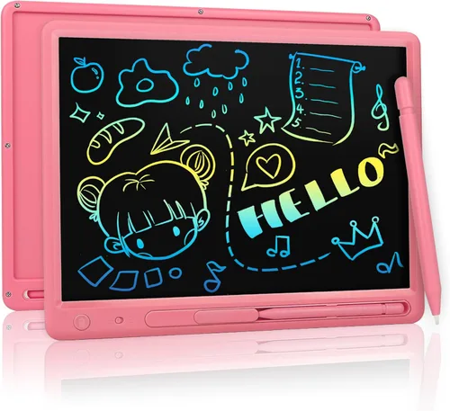 Miniatura 10 de Tableta de escritura LCD para niños, tablero de dibujo colorido de 15 pulgadas, almohadilla de dibujo educativa de aprendizaje para niños, regalo