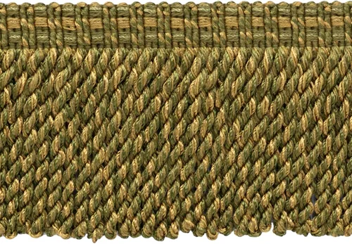 Miniatura 12 de Colección Veranda de 3" (7.5 cm) de largo, borde de flecos de lingote de punto (BFV3), beige rojo cosecha multicolor #VNT21