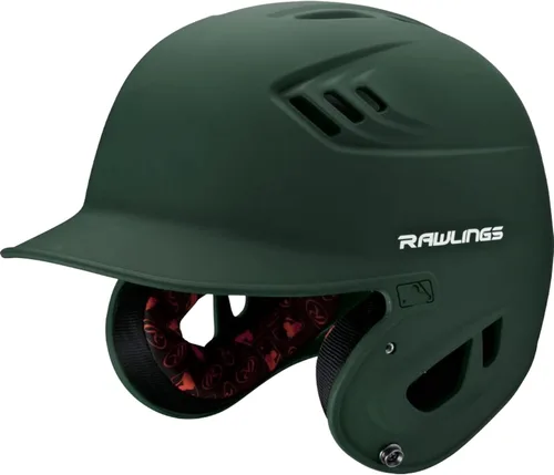 Miniatura 7 de Rawlings Casco de bateo de béisbol R16 Velo Mate Tamaños JR y SR Varios colores Grafito mate