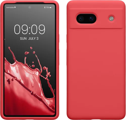 Miniatura 356 de kwmobile Funda Compatible con Google Pixel 6 Pro - Funda de Teléfono de Silicona TPU con Acabado Suave - Azul Caribe