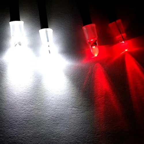 Miniatura 6 de luces Led para auto Rc camiones 4 LED Rc auto juego de luces Led camión Rc luces Led Rc juego de luces de camión Rc faros de auto, luz trasera
