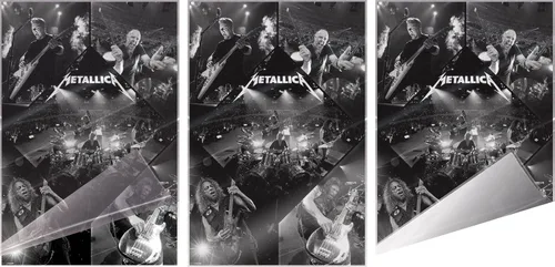 Miniatura 3 de POSTER STOP ONLINE Metallica - Póster musical impreso en vivo en blanco y negro (tamaño: 24 x 36 pulgadas) (póster laminado)