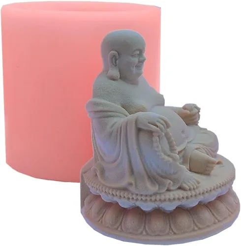 Miniatura 2 de Redxin Buddha - Molde de silicona para jabón, molde de vela para hacer jabón hecho a mano, fabricación de velas, manualidades, manualidades