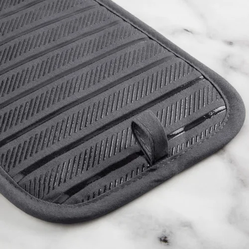 Miniatura 4 de KitchenAid Albany - Juego de 2 soportes para ollas, color gris carbón, 7 x 10 pulgadas Gris antracita