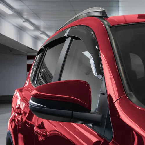 Miniatura 2 de Voron Glass - Protectores de lluvia con cinta adhesiva extra duraderos para Toyota RAV4 2013-2018, deflectores de ventana, viseras de ventilación, 6