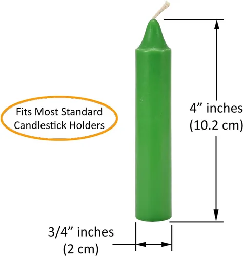 Miniatura 6 de 20 velas negras 4 pulgadas de alto y 3/4 pulgadas de diámetro Suministros de brujería para tu altar, hechizos, encantos y rituales personales