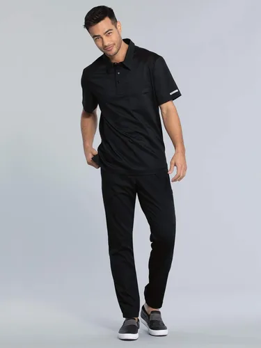 Miniatura 3 de Cherokee Scrubs for Men Polo Nursing Scrub Top with Chest Pocket, Breathable Mesh, Ultra Soft 2-Way Stretch Fabric WW615