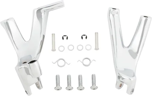 Miniatura 3 de TCT-MOTORPARTS Soportes de control delantero cromados para Harley Sport Glide Breakout 2018-2025