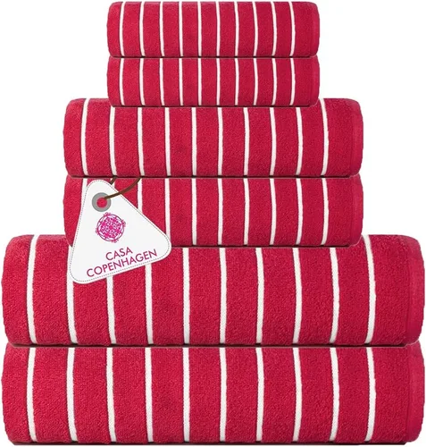 Miniatura 19 de CASA COPENHAGEN Toallas clásicas para trapeador de bar, paquete de 12, 15 x 19 pulgadas, 100% algodón, altamente absorbentes y duraderas, toallas