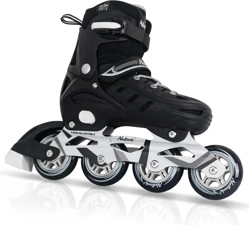 Nattork Patines en línea para niños y niñas, hombres y mujeres, 4 tamaños ajustables, cuchillas de patines de ruedas para principiantes para niños y