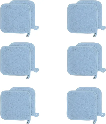 Miniatura 8 de Arkwright Agarraderas para Ollas de Cocina - Juego de 12 Almohadillas Cuadradas Resistente al Calor, Almohadillas de Cocina Profesionales Lavables