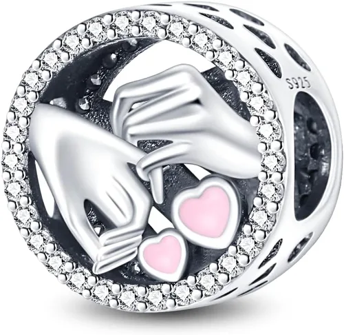 Miniatura 24 de Pandach 925 Sterling Silver Charms for Bracelets Necklace with 5A CZ Stones Dangle Pendant Bead Jewelry Beads Gifts for Women