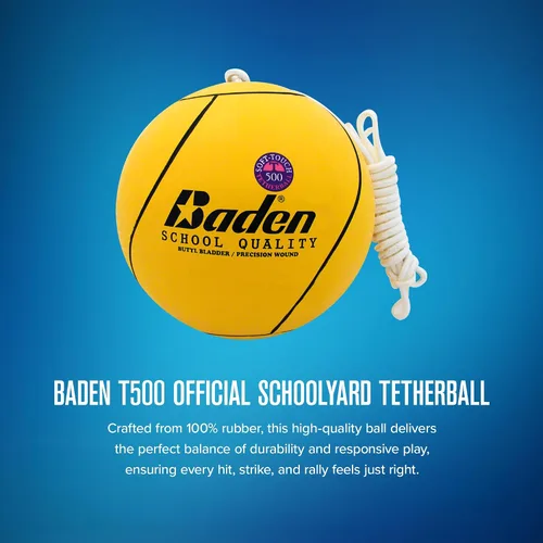 Miniatura 2 de Juego de Tetherball de Calidad Escolar Baden - Pelota de Tetherball de Toque Suave y Cuerda