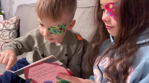 Miniatura 4 de Parches adhesivos para ojos para niños con ojo perezoso, vendajes adhesivos para ambliopía, 6 diseños divertidos para niños (tamaño regular)