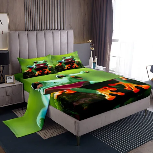 Miniatura 29 de Feelyou Juego de ropa de cama con alfabeto 3D, juego de sábanas coloridas del alfabeto inglés para niños y adultos, sábanas de dibujos animados