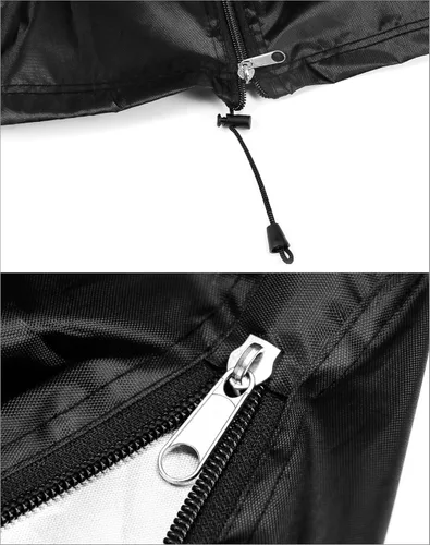 Miniatura 4 de QWORK Funda para Estante de Alambre - 60"x24"x72", Tela Oxford, Mantiene el Estante Limpio, Para Hogar, Oficina, Almacenamiento y Garaje, Negro 1