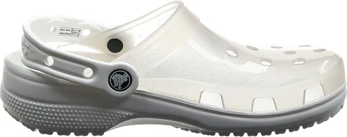 Miniatura 9 de Crocs Zuecos clásicos brillantes unisex para adultos, zapatos metálicos y con purpurina
