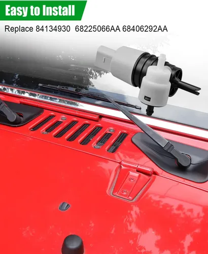 Miniatura 4 de Bomba de limpiaparabrisas de repuesto 84134930 para Chevy GMC Terrain Acura Chrysler Ford Jeep Wrangler Cherokee Gladiator Honda Pilot Odyssey