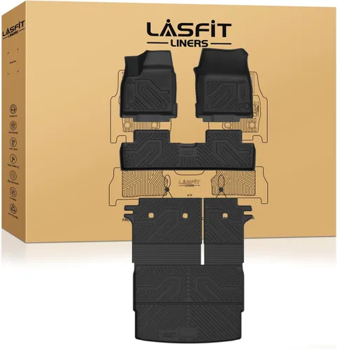 Miniatura 9 de LASFIT Alfombrillas de suelo y tapete de carga para Kia K4 2026 2025 para todo tipo de clima, TPE ajuste personalizado, juego completo