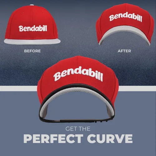 Miniatura 3 de Hat Bill Bender (paquete de 2) Correa perfecta para doblar el sombrero, moldea cómodamente tu sombrero a tu gusto, herramienta para curvar sombrero