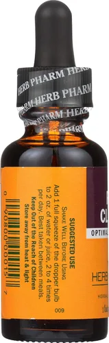 Miniatura 4 de Herb Pharm Gotas de extracto líquido de trébol rojo orgánico certificado, 1 onza