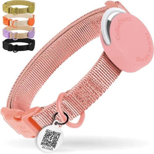 Miniatura 22 de CollarDirect Airtag - Collar de perro reflectante de nailon y neopreno para Apple Air Tag para perros grandes, medianos y pequeños