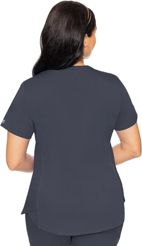 Miniatura 2 de Med Couture Touch - camisa de uniforme médico con cuello en V para mujer