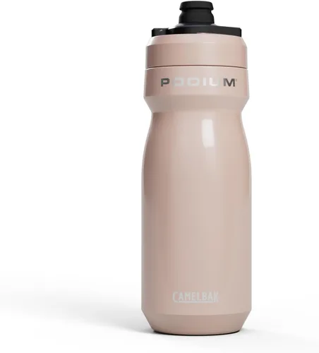 Miniatura 31 de CamelBak Podium Steel - Botella de agua térmica para bicicleta de acero inoxidable, color piedra, 18 oz