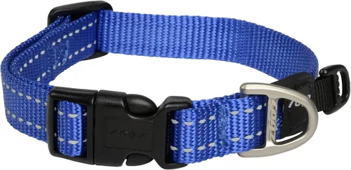 Miniatura 14 de Collar reflectante para perros medianos, ajustable de 12 a 17 pulgadas, color negro