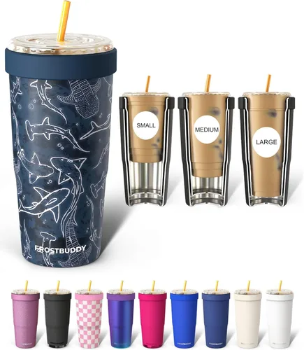Miniatura 42 de Frost Buddy Togo Buddy 30oz Stainless Steel Vacuum Insulated Tumbler To Go Coffee Cup – Iced Coffee Sleeve, Travel Mug, Thermal Cup for Hot & Cold