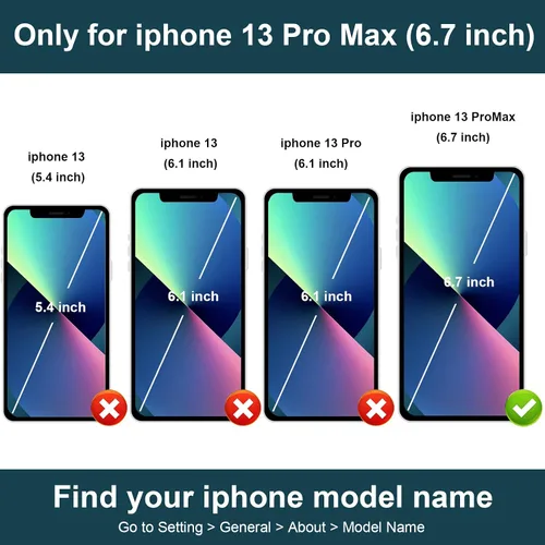 Miniatura 2 de Folosu Funda compatible con iPhone 13 Pro Max con soporte para tarjetas, rotación de 360°, soporte de anillo de dedo con función atril, protección
