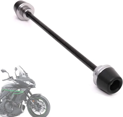 Miniatura 4 de MC MOTOPARTS Compatible con KLE 650 2008-2009 - Protectores de horquilla para eje delantero negro