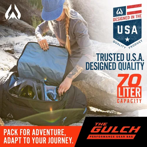Miniatura 6 de Wildhorn Gulch MTB - Bolsa de transporte resistente para bicicleta de 70 litros. Bolsa ligera y duradera para bicicleta. Bolsa de engranaje ideal