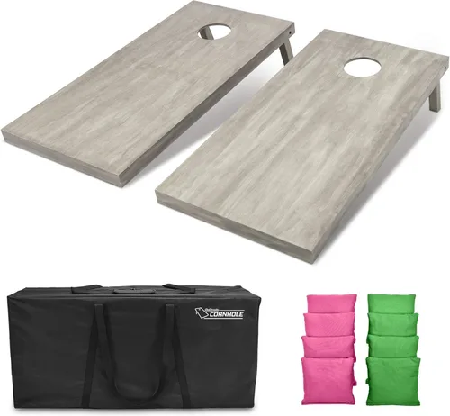 Miniatura 22 de GoSports Juego de tablas de cornhole de madera de tamaño reglamentario de 4 x 2 pies, incluye funda de transporte y bolsas de frijoles