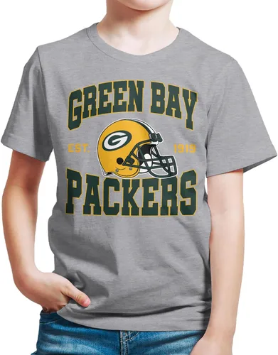 Miniatura 12 de Junk Food Clothing x NFL - Casco de equipo - Camiseta de manga corta para niños y niñas con licencia oficial de la NFL