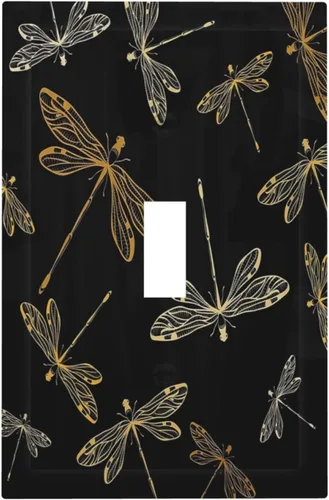 Miniatura 21 de Cubierta de Interruptor de Luz de 1 Gang con Flores Silvestres Bohemias, Hierbas, Floral, Decorativa, Planta Botánica, Naturaleza, Acuarela, Placa