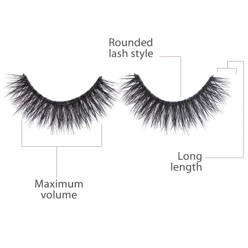 Miniatura 2 de Ardell Pestañas de aspecto natural Mega Volume, 252 – Volumen completo, pestañas postizas de larga duración para un aspecto impecable, 4 pares Mega