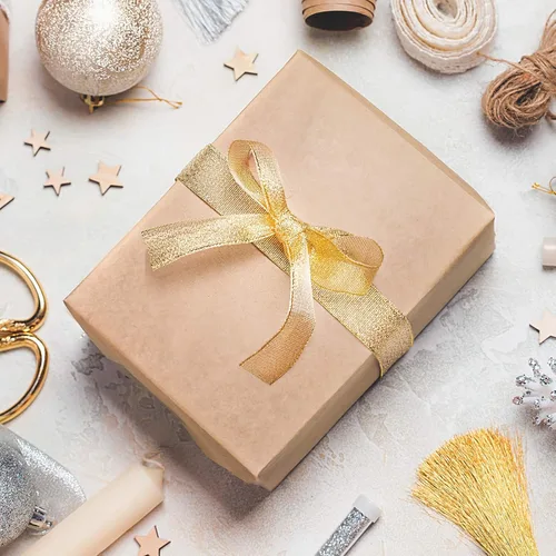 Miniatura 7 de CHRORINE 60 hojas de papel de seda de estraza marrón a granel, papel de regalo para manualidades, proyectos de bricolaje, cumpleaños, vacaciones