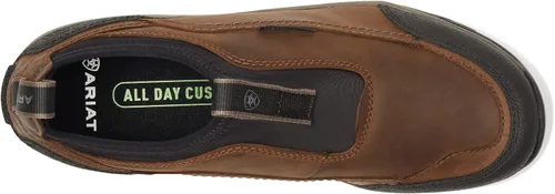 Miniatura 2 de Ariat Terrain Ease - Botas impermeables sin cordones para mujer, tacón bajo de 1 a 2 pulgadas, color marrón