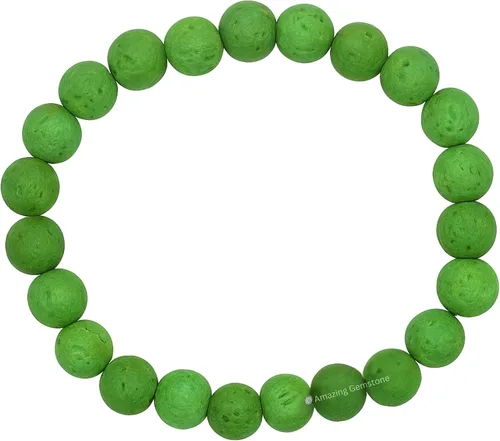 Miniatura 439 de Amazing Gemstone Pulsera de cristal para mujeres y hombres, pulsera de cristal curativo de protección, pulsera elástica con cuentas de piedras