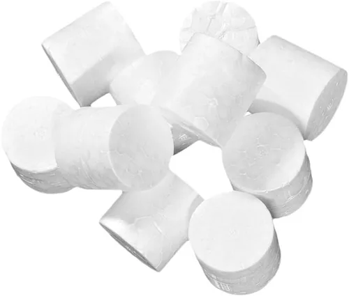 Miniatura 7 de 10 piezas de material de espuma con forma de cilindro para niños, juguetes hechos a mano, manualidades, 1.5x1.5 in