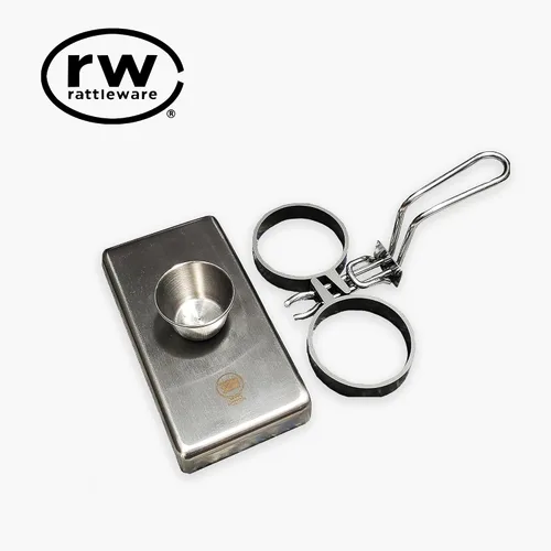 Miniatura 8 de Rattleware Anillos para huevos de acero inoxidable, grado comercial, cocción uniforme, mango resistente al calor, ideales para freír huevos