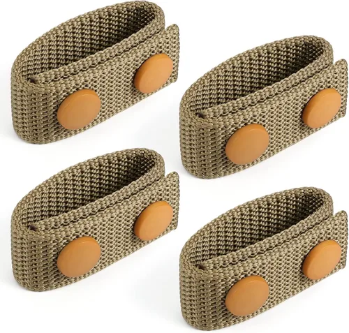 Miniatura 6 de FRTKK Cinturón de servicio con broches dobles para cinturón de 2¼ pulgadas de ancho, cinturón táctico de seguridad, accesorios de equipo militar
