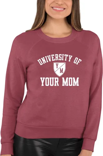 Miniatura 14 de Go All Out University of Your Mom - Sudadera con cuello redondo para hombre